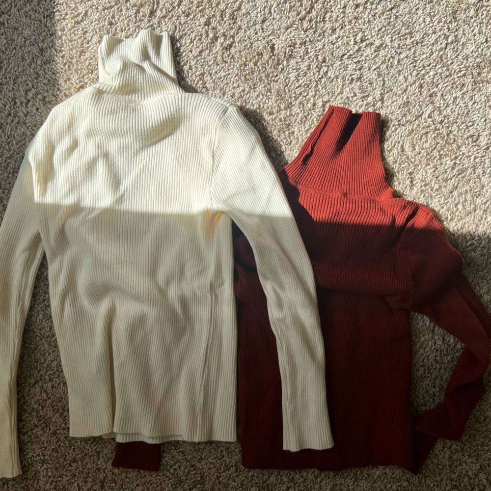 2 Turtle Neck Sweaters